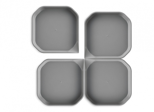 77032_Fun2 Messy Tray Volcano Gray